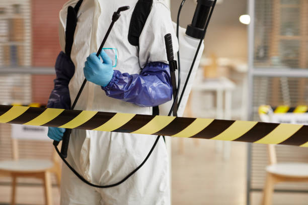 Professional Biohazard technician working in Caldwell, TX